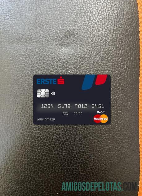 Áustria Erste Group Bank Master Card Photolook Front amostra